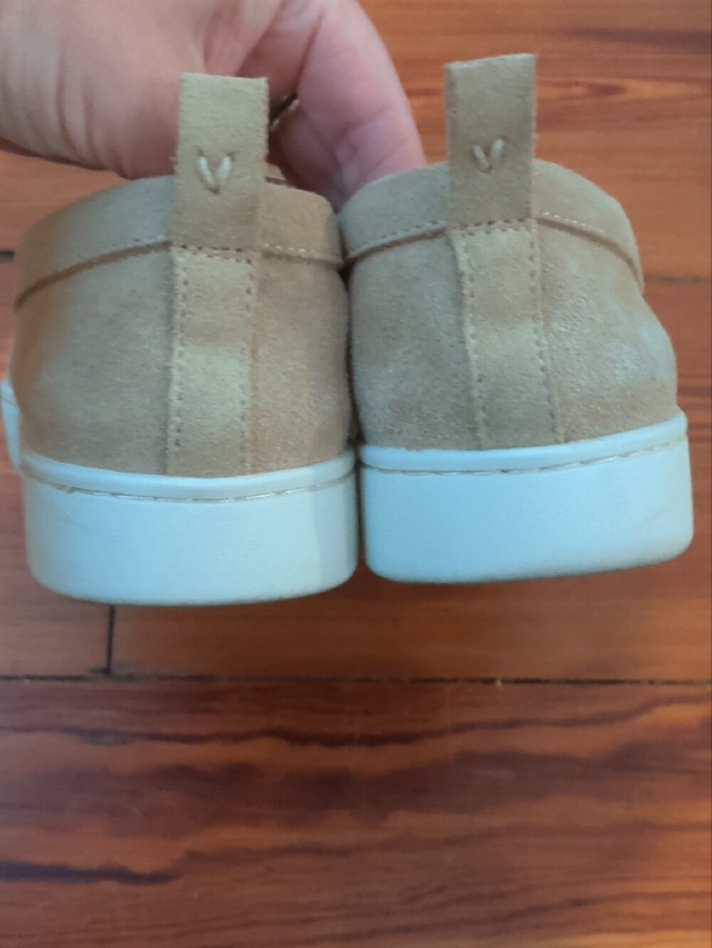 Vionic Women’s Beige/Tan Suede Slip-On Uptown Loafers - Picture 2 of 5